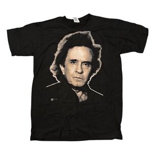 Vintage 1994 Johnny Cash T-Shirt Winterland Single Stitch Black XL Made in USA